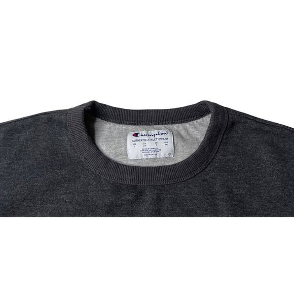 Vintage Champion C Logo Crewneck Sweatshirt Gray Mens Size Large - Picture 4 of 6